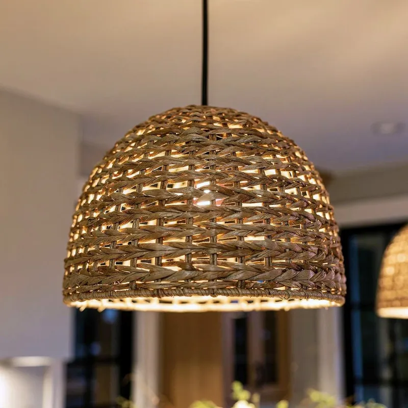 UKC20440 Coastal Indoor Pendant, 14''H x 18.25''W x 18.25''Dep, Black Finish, Dunleigh Collection — Urban Ambiance LED Landscape Lights 60.0W 3000K