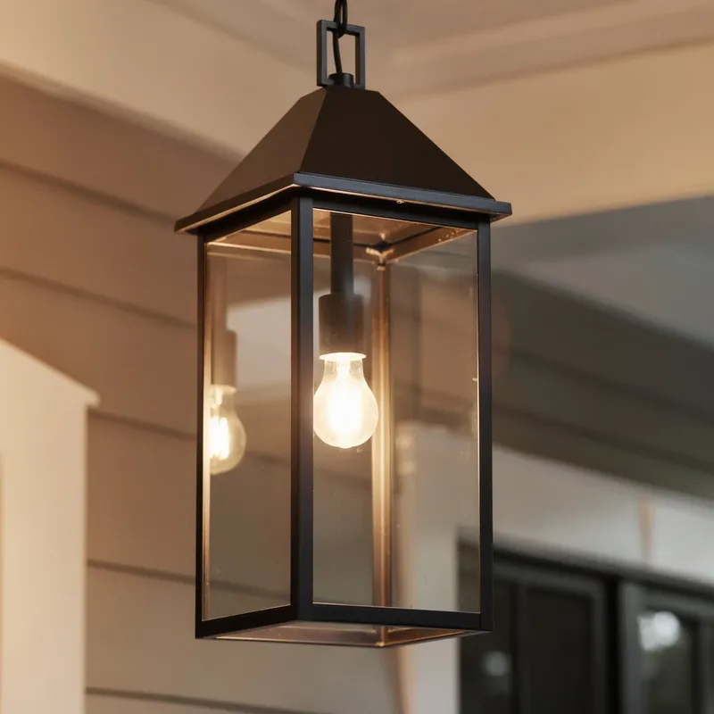 UKC10063 Farmhouse Outdoor Pendant, 22''H x 9''W x 9''Dep, Olde Bronze Finish, Colwyn Collection — Urban Ambiance LED Landscape Lights 100.0W 3000K