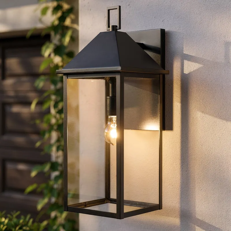 UKC10060 Farmhouse Outdoor Wall Sconce, 22''H x 9''W x 10''Dep, Olde Bronze Finish, Colwyn Collection — Urban Ambiance LED Wall Lights 100.0W 3000K