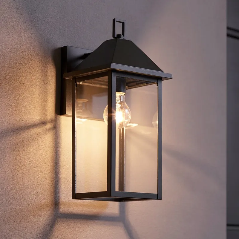 UKC10056 Farmhouse Outdoor Wall Sconce, 16.75''H x 6.75''W x 8.25''Dep, Olde Bronze Finish, Colwyn Collection — Urban Ambiance LED Wall Lights 100.0W 3000K