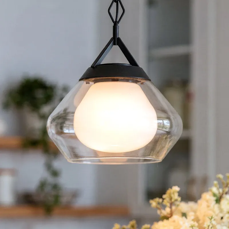 UKC20410 Art Deco Indoor Pendant, 10.75''H x 12''W x 12''Dep, Black Finish, Hawthorne Collection — Urban Ambiance LED Landscape Lights 75.0W 3000K