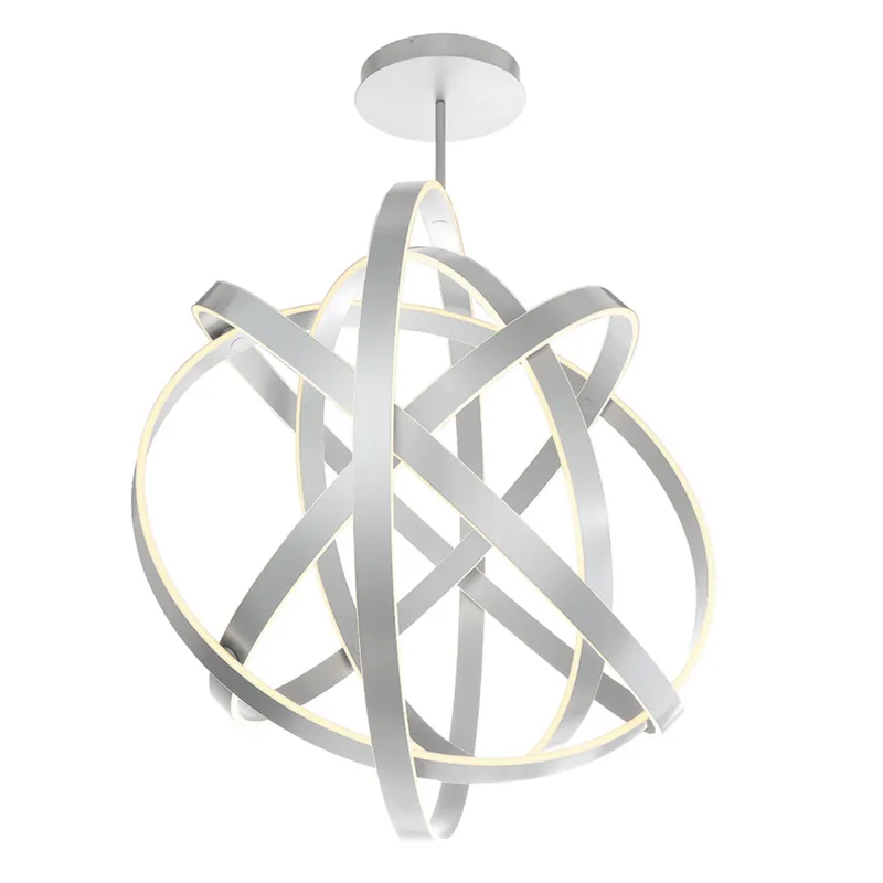 Modern Forms PD-61760-TT 3500K 300 Watt Kinetic LED Chandelier in Titanium — Foundry Lighting LED High Bay Lights 300.0W 3500K