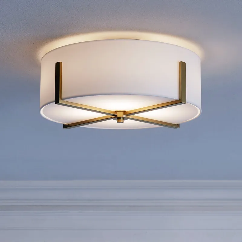 UKC20381 Transitional Indoor Ceiling Light, 8.25''H x 20''W x 20''Dep, Champagne Bronze Finish, Oakmont Collection — Urban Ambiance LED Post Top Lights 60.0W 3000K