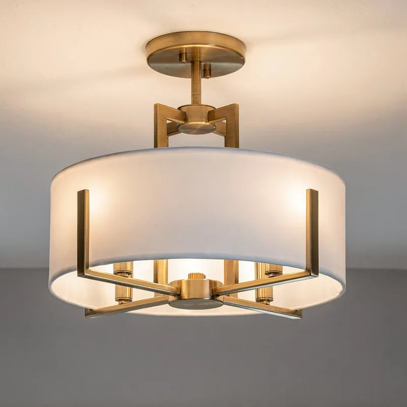 UKC20372 Transitional Indoor Pendant, 14.25''H x 15.5''W x 15.5''Dep, Champagne Bronze Finish, Oakmont Collection — Urban Ambiance LED Landscape Lights 25.0W 3000K