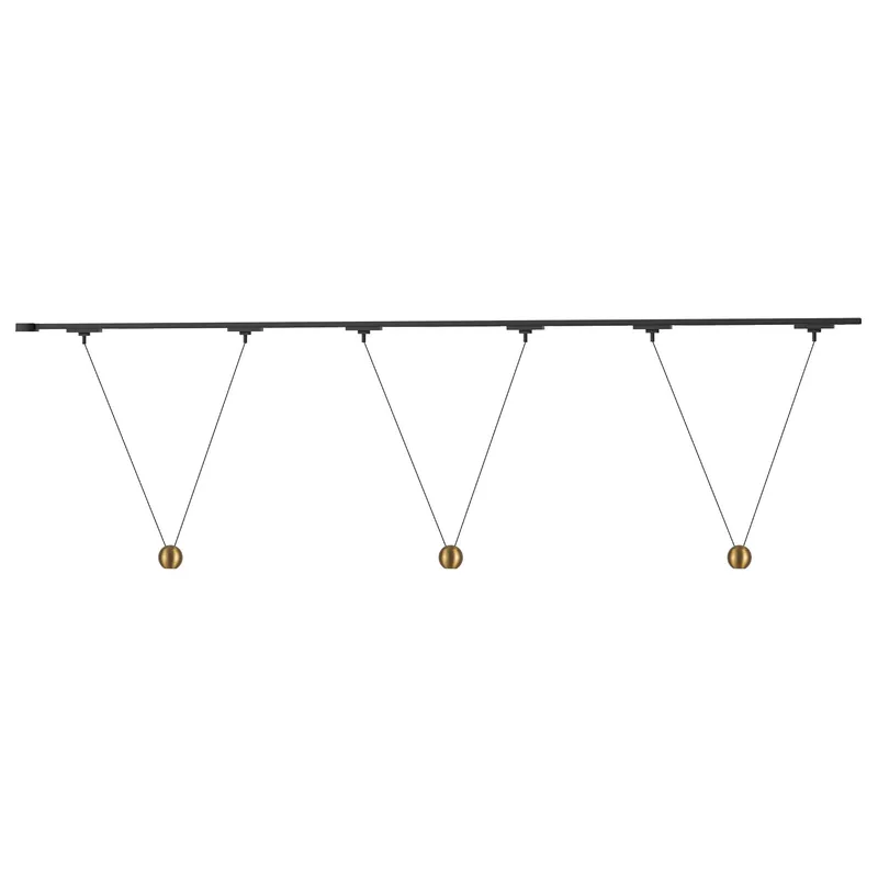Trilo Ceiling Kit - Faria Double 3-Head — Kuzco Lighting LED Landscape Lights  3000K