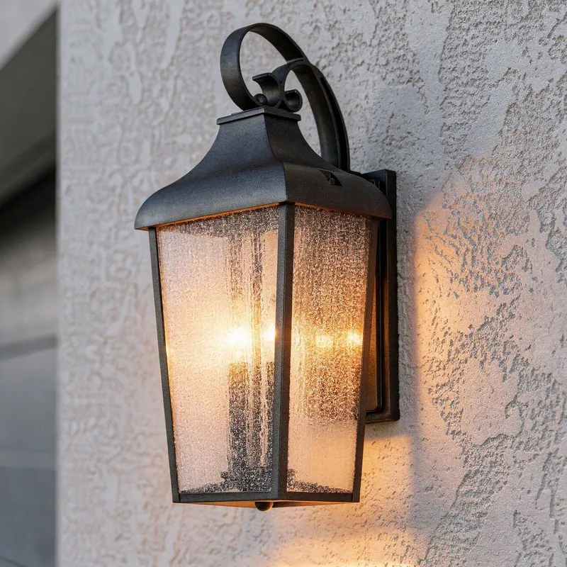 UKC10025 Rustic Outdoor Wall Sconce, 21.5''H x 10''W x 9.5''Dep, Olde Bronze Finish, Norwyn Collection — Urban Ambiance LED Linear Lights 60.0W 3000K