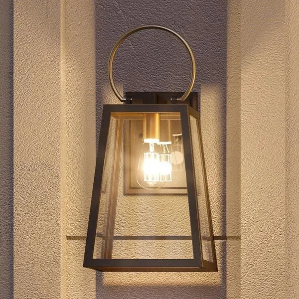 UHP1001 Modern Farmhouse Outdoor Wall Light, 18.875"H x 9"W, Olde Bronze Finish, Vicenza Collection — Urban Ambiance LED Wall Lights  3000K