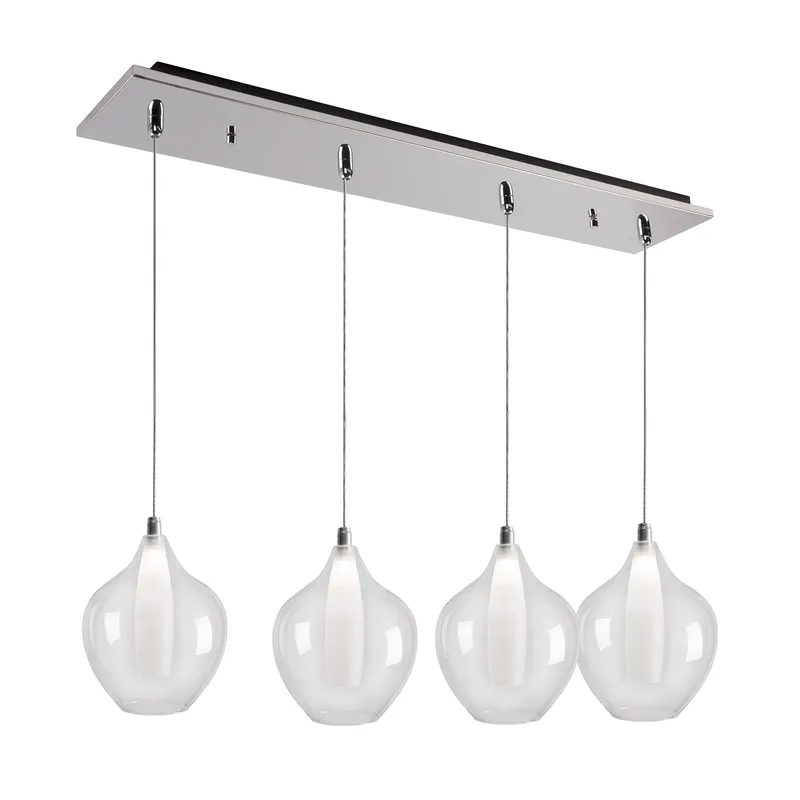 Victoria 7-in 4 Head Multi Pendant — Kuzco Lighting LED Landscape Lights  3000K
