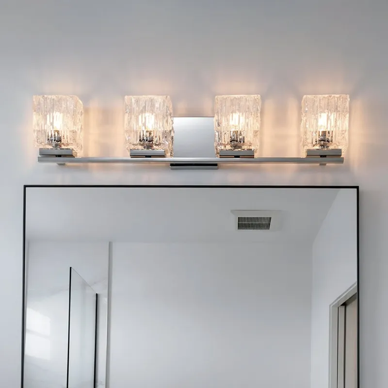 UQL6783 Glam Indoor Bath Light, 6.25''H x 29.75''W x 4.75''Dep, Polished Chrome Finish, Highmere Collection — Urban Ambiance LED Linear Lights 60.0W 3000K