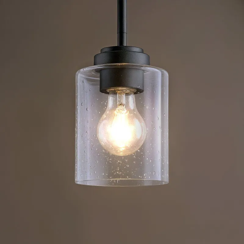 UKC20217 New Traditional Indoor Pendant, 7.5''H x 4.25''W x 4.25''Dep, Olde Bronze Finish, Ravencourt Collection — Urban Ambiance LED Landscape Lights 75.0W 3000K