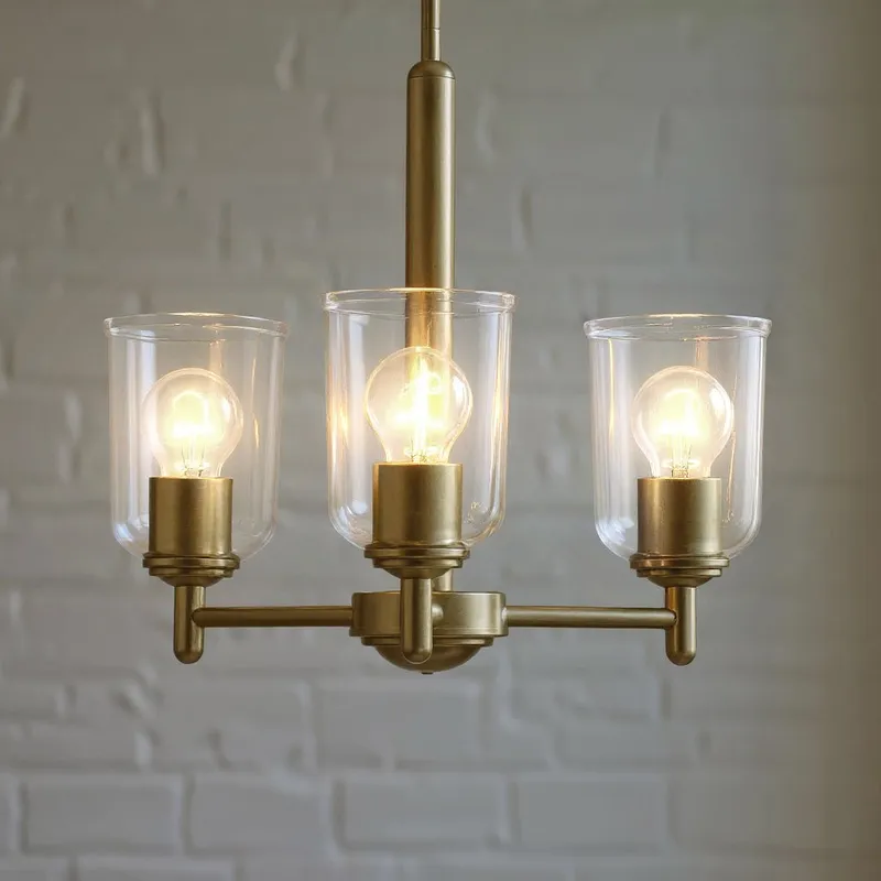 UKC20205 New Traditional Indoor Chandelier, 15.25''H x 17.5''W x 17.5''Dep, Natural Brass Finish, Corvelle Collection — Urban Ambiance LED Landscape Lights 100.0W 3000K