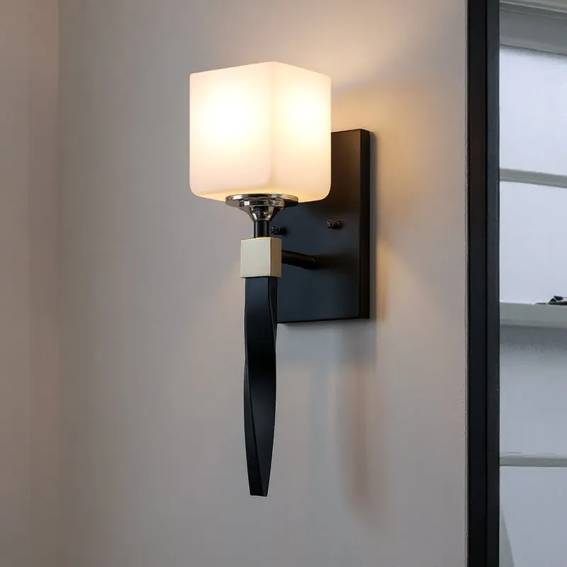UKC20150 Cosmopolitan Indoor Bath Light, 16.25''H x 5''W x 5.75''Dep, Black Finish, Elyndor Collection — Urban Ambiance LED Linear Lights 75.0W 3000K