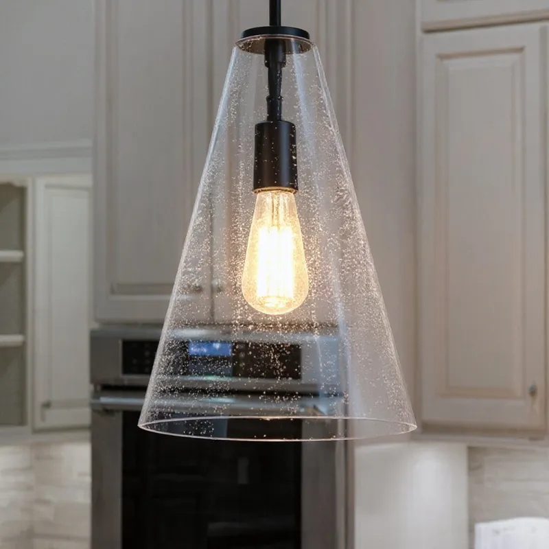 UKC20134 Casual Indoor Pendant, 15.25''H x 10.25''W x 10.25''Dep, Olde Bronze Finish, Opalyn Collection — Urban Ambiance LED Landscape Lights 100.0W 3000K