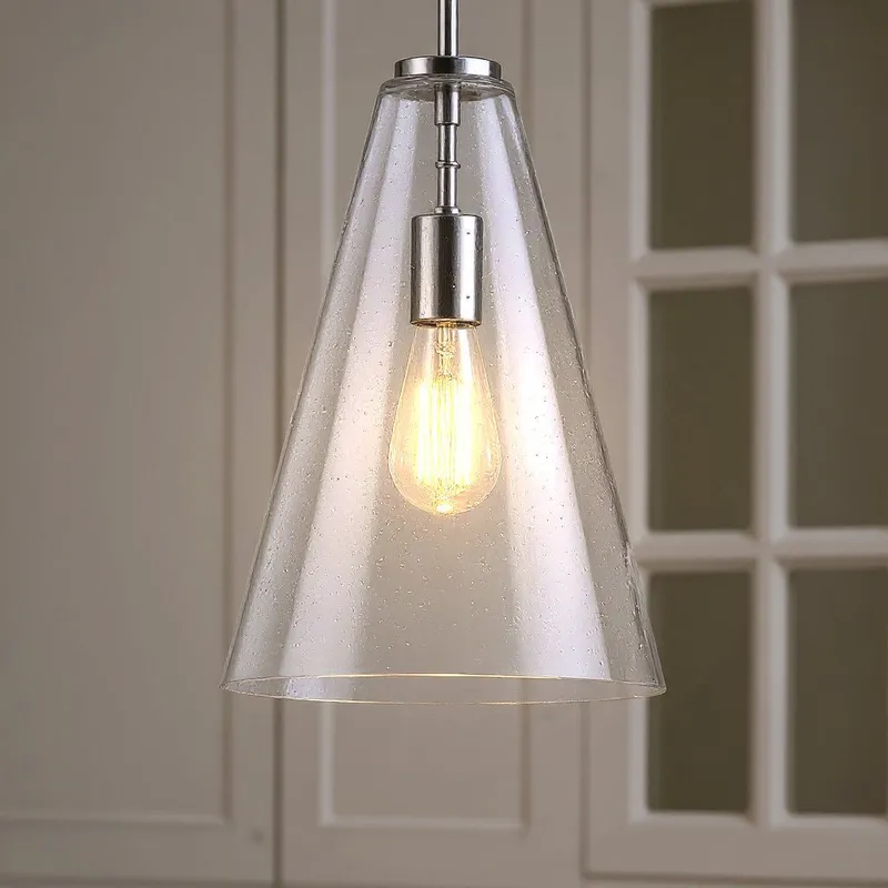 UKC20131 Casual Indoor Pendant, 15.25''H x 10.25''W x 10.25''Dep, Chrome Finish, Opalyn Collection — Urban Ambiance LED Landscape Lights 100.0W 3000K