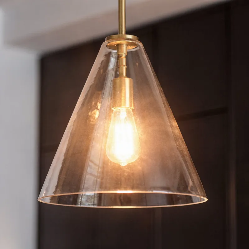 UKC20128 Casual Indoor Pendant, 15.5''H x 14.25''W x 14.25''Dep, Natural Brass Finish, Opalyn Collection — Urban Ambiance LED Landscape Lights 100.0W 3000K