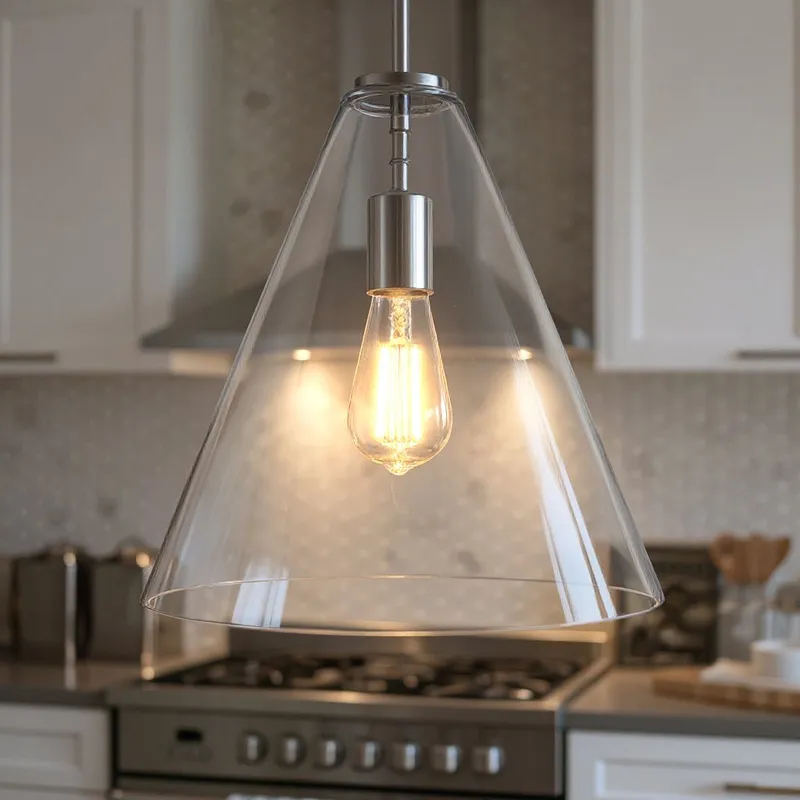 UKC20126 Casual Indoor Pendant, 15.5''H x 14.25''W x 14.25''Dep, Chrome Finish, Opalyn Collection — Urban Ambiance LED Landscape Lights 100.0W 3000K