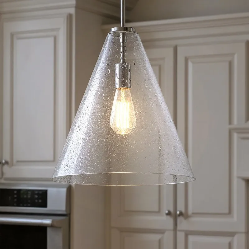 UKC20116 Casual Indoor Pendant, 15.5''H x 14.25''W x 14.25''Dep, Chrome Finish, Opalyn Collection — Urban Ambiance LED Landscape Lights 100.0W 3000K
