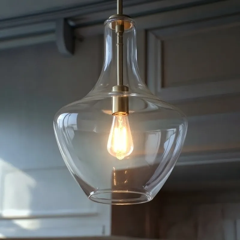 UKC20100 Casual Indoor Pendant, 19.75''H x 14''W x 14''Dep, Brushed Nickel Finish, Opalyn Collection — Urban Ambiance LED Landscape Lights 100.0W 3000K