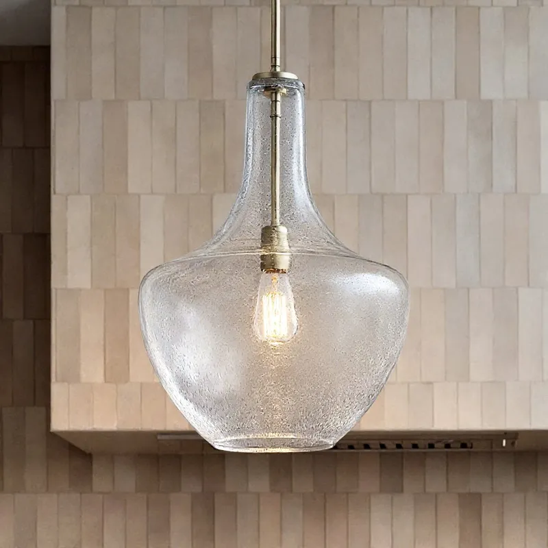 UKC20073 Casual Indoor Pendant, 19.75''H x 14''W x 14''Dep, Brushed Nickel Finish, Opalyn Collection — Urban Ambiance LED Landscape Lights 100.0W 3000K