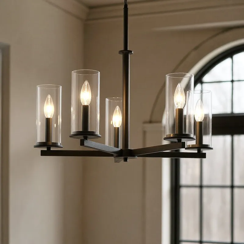 UKC20034 Transitional Indoor Chandelier, 22.25''H x 26.25''W x 26.25''Dep, Olde Bronze Finish, Marquess Collection — Urban Ambiance LED Landscape Lights 60.0W 3000K