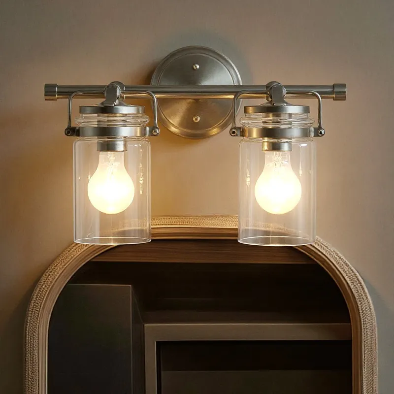 UKC20009 Industrial Indoor Bath Light, 10.25''H x 15.75''W x 6.75''Dep, Champagne Bronze Finish, Velora Collection — Urban Ambiance LED Linear Lights 75.0W 3000K