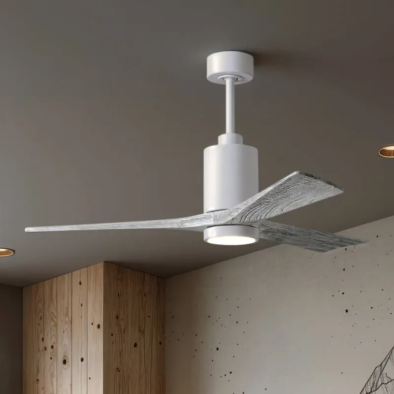 UMC9447 Modern Farmhouse Indoor/Outdoor Ceiling Fan, 14" (Plus Downrod) H x 52" W x 52" D, Gloss White Finish, Thistmere Collection — Urban Ambiance LED Post Top Lights 323.0W 6500K