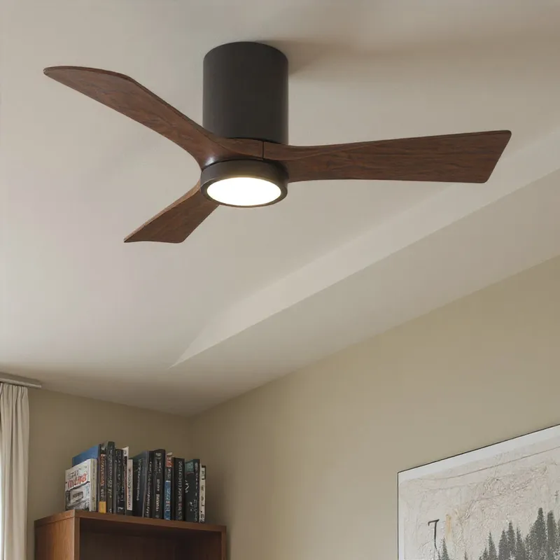 UMC9309 Scandinavian Indoor/Outdoor Ceiling Fan, 12" H x 42" W x 42" D, Textured Bronze Finish, Aerwyn Collection — Urban Ambiance LED Post Top Lights 17.6W 6500K