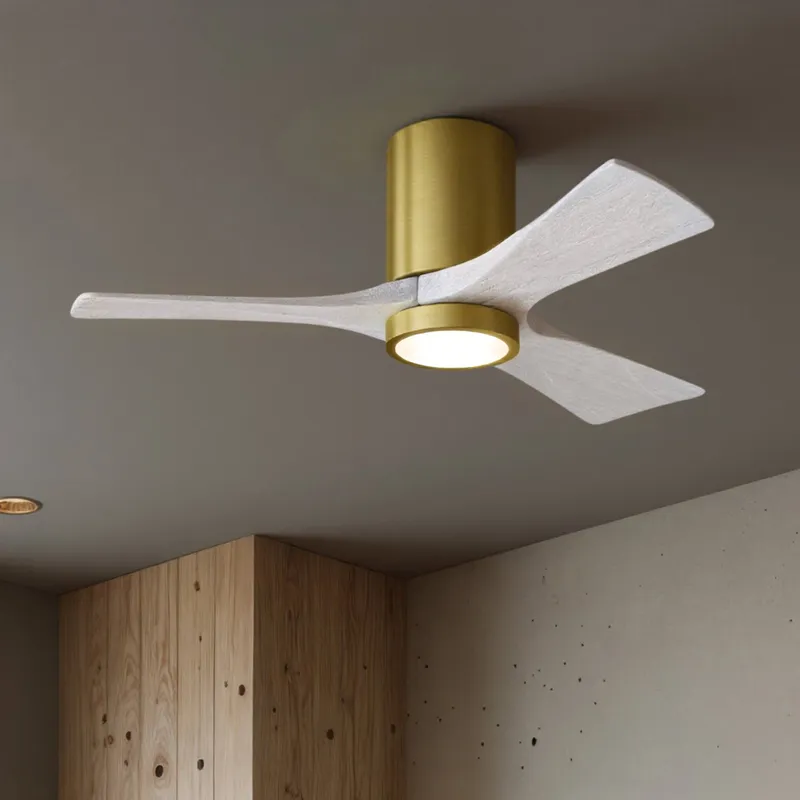 UMC9297 Art Deco Indoor/Outdoor Ceiling Fan, 12" H x 42" W x 42" D, Brushed Brass Finish, Aerwyn Collection — Urban Ambiance LED Post Top Lights 17.6W 6500K