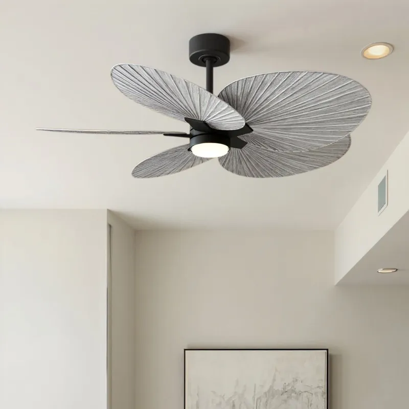 UMC9087 Farmhouse Indoor/Outdoor Ceiling Fan, 8" (Plus Downrod) H x 48" W x 48" D, Matte Black Finish, Pelmere Collection — Urban Ambiance LED Post Top Lights 35.0W 6500K