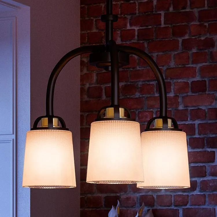 UHP2764 Transitional Chandelier, 16-1/8" x 20", Olde Bronze Finish, Boise Collection — Urban Ambiance LED Landscape Lights 20.0W 3000K