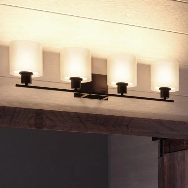 UHP2515 Cosmopolitan Bathroom Vanity Light, 7.375"H x 32.5"W, Olde Bronze Finish, Tacoma Collection — Urban Ambiance LED Linear Lights  3000K