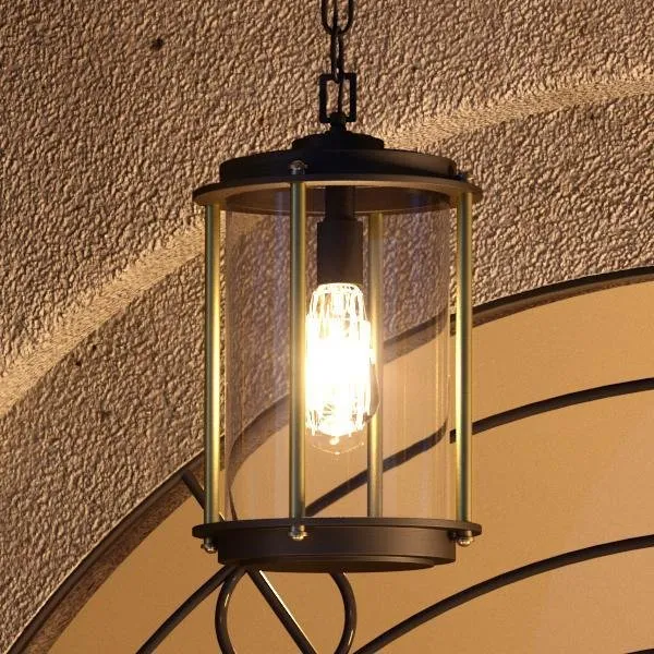 UHP1092 Vintage Outdoor Pendant, 15-7/8"H x 9-3/4"W, Architectural Bronze, Durham Collection — Urban Ambiance LED Linear Lights  3000K