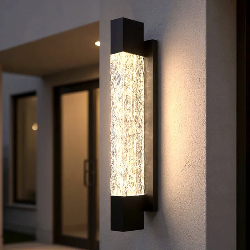 UQL10221 Cosmopolitan Outdoor Wall Sconce, 24.00''H x 4.50''W x 4.25''Dep, Matte Black Finish, Keizer Collection, Marine-Grade Construction — Urban Ambiance LED Linear Lights 16.0W 3000K