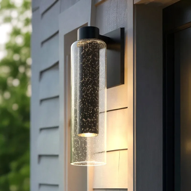 UQL10202 Cosmopolitan Outdoor Wall Sconce, 19.75''H x 5.25''W x 7.00''Dep, Matte Black Finish, Greenfield Collection — Urban Ambiance LED Linear Lights 5.0W 3000K
