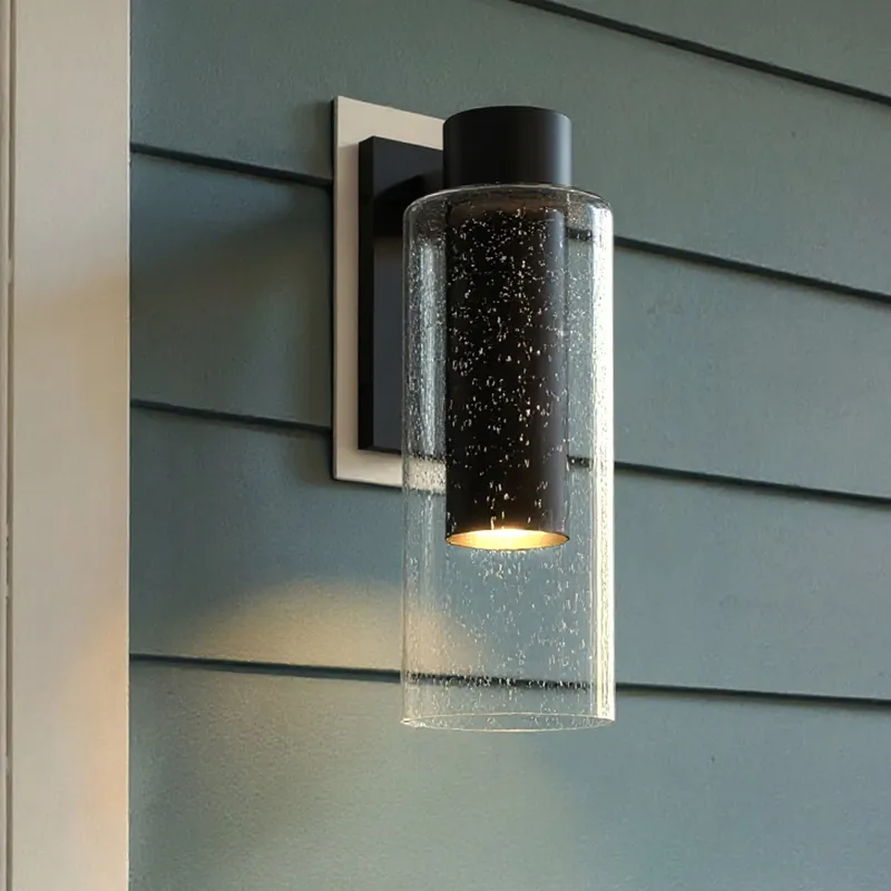 UQL10201 Cosmopolitan Outdoor Wall Sconce, 15.00''H x 5.25''W x 7.00''Dep, Matte Black Finish, Greenfield Collection — Urban Ambiance LED Linear Lights 5.0W 3000K