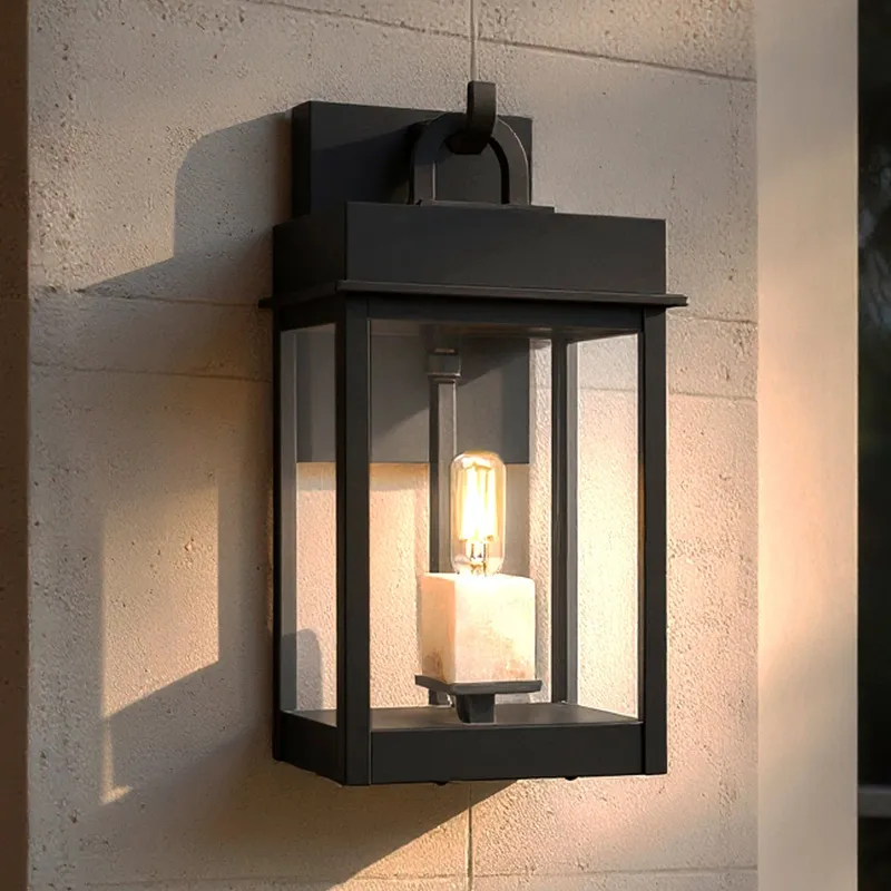 UQL10070 Casual Outdoor Wall Sconce, 13.00''H x 6.50''W x 6.25''Dep, Matte Black Finish, Bremerton Collection, Marine-Grade Construction — Urban Ambiance LED Wall Lights 60.0W 3000K