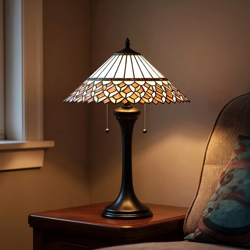 UQL7250 Craftsman Indoor Table Lamp, 24.50''H x 16.00''W x 16.00''Dep, Matte Black Finish, Campbell Collection — Urban Ambiance LED Temporary & Work Lights 75.0W 3000K