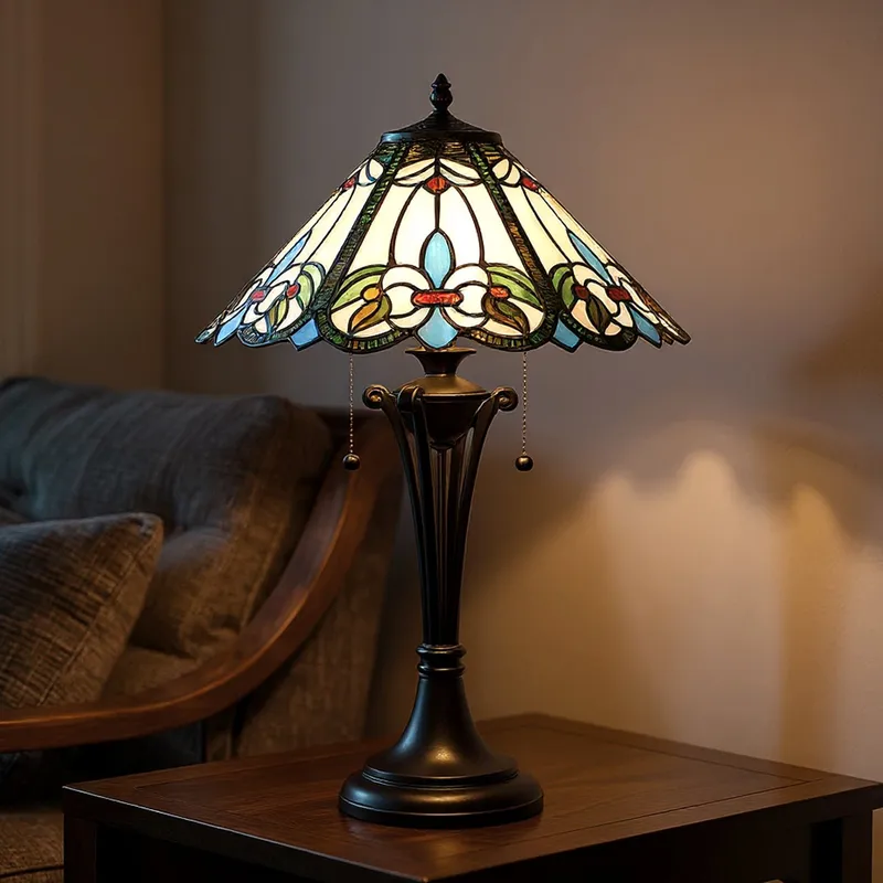 UQL7230 Craftsman Indoor Table Lamp, 25.00''H x 16.00''W x 16.00''Dep, Matte Black Finish, Beverly Collection — Urban Ambiance LED Temporary & Work Lights 75.0W 3000K