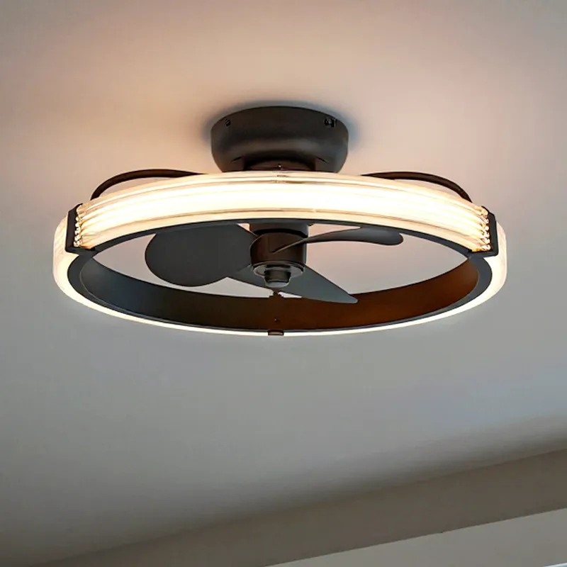 UQL9160 Contemporary Indoor Ceiling Fan, 8.75''H x 23.75''W x 23.75''Dep, Matte Black Finish, Moers Collection — Urban Ambiance LED Post Top Lights 20.0W 3000K