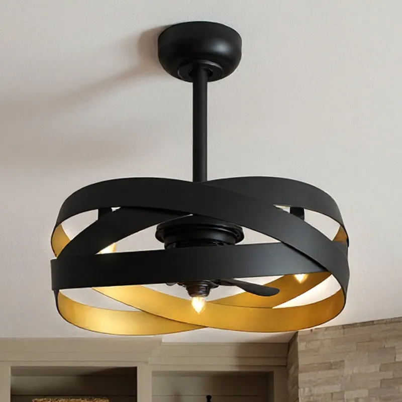 UQL9140 Contemporary Indoor Ceiling Fan, 8.75''H x 20.00''W x 20.00''Dep, Matte Black Finish, Riverton Collection — Urban Ambiance LED Post Top Lights 6.0W 3000K