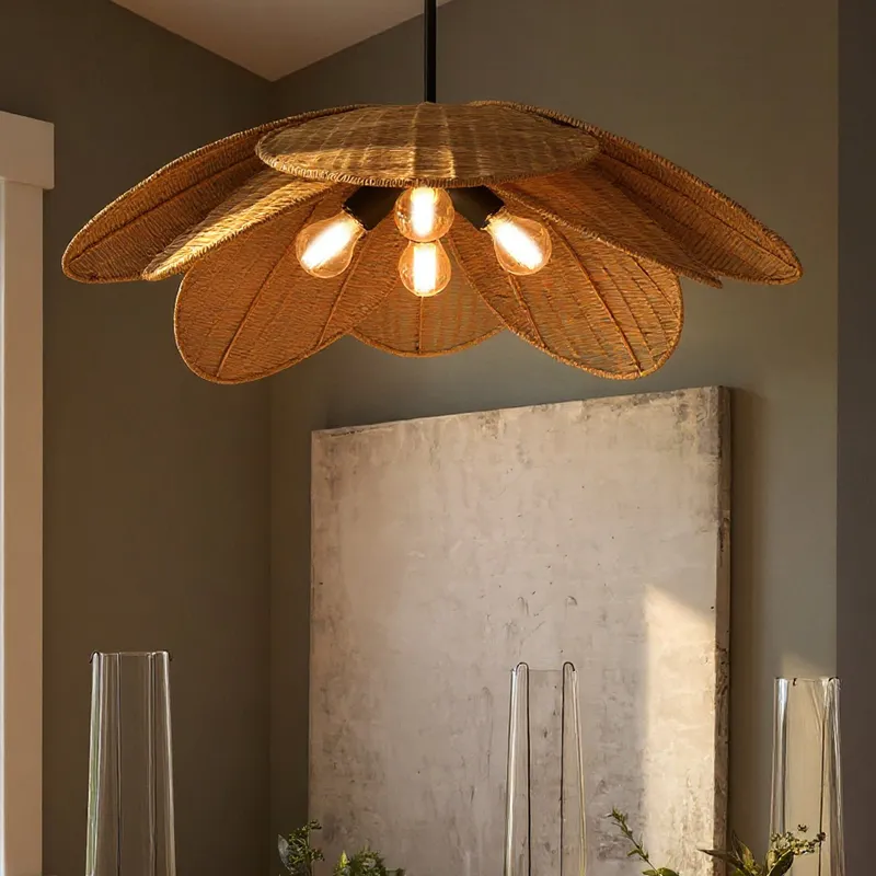 UQL6573 Coastal Indoor Pendant, 10.50''H x 30.00''W x 30.00''Dep, Matte Black Finish, Brea Collection — Urban Ambiance LED Landscape Lights 100.0W 3000K
