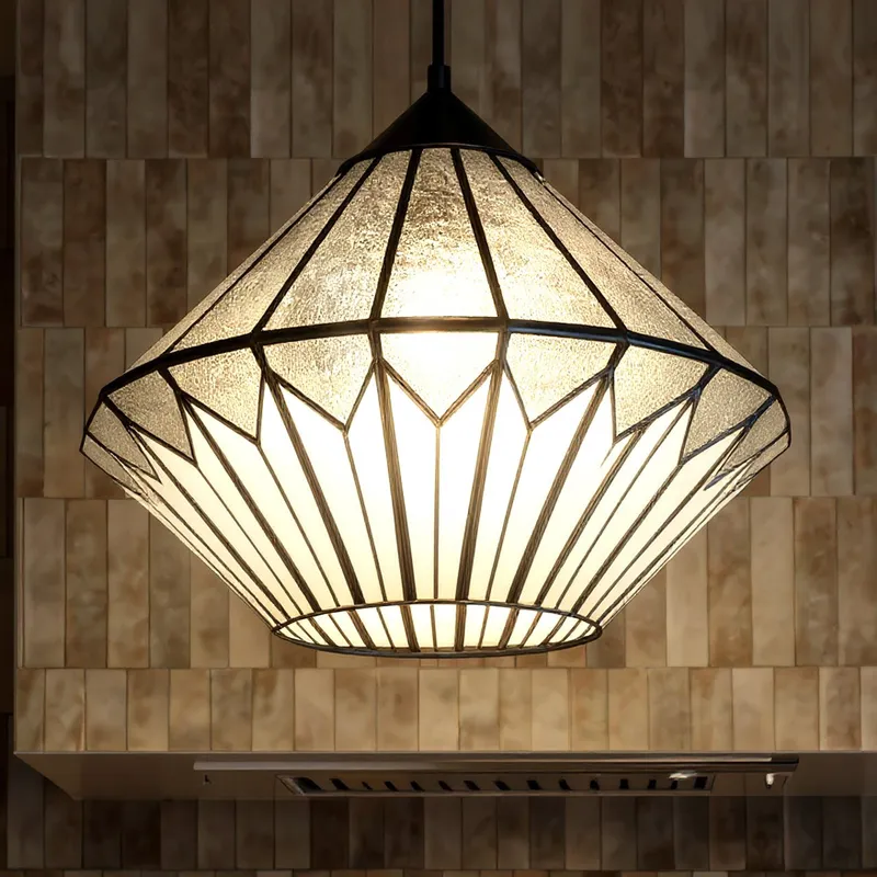 UQL6520 Craftsman Indoor Pendant, 12.75''H x 15.00''W x 15.00''Dep, Matte Black Finish, Hutchinson Collection — Urban Ambiance LED Landscape Lights 60.0W 3000K