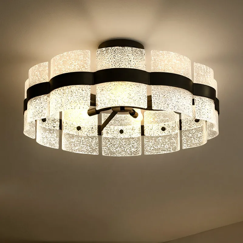 UQL6500 Contemporary Indoor Ceiling Light, 13.00''H x 30.00''W x 30.00''Dep, Matte Black Finish, Apex Collection — Urban Ambiance LED Post Top Lights 60.0W 3000K