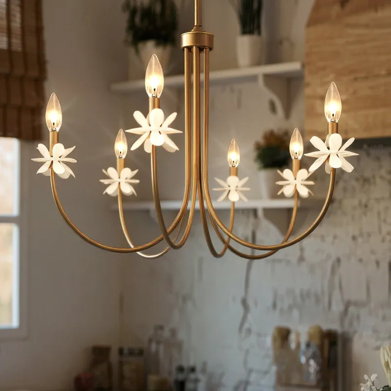 UQL6462 Glam Indoor Chandelier, 21.50''H x 30.00''W x 30.00''Dep, Bronze Gold Finish, Lombard Collection — Urban Ambiance LED Landscape Lights 60.0W 3000K