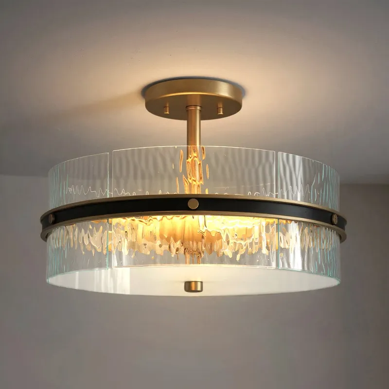 UQL6450 Mediterranean Indoor Ceiling Light, 10.75''H x 16.00''W x 16.00''Dep, Matte Black Finish, Pittsfield Collection — Urban Ambiance LED Post Top Lights 100.0W 3000K