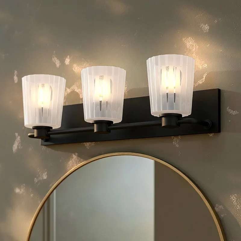 UQL6443 Transitional Indoor Bath Light, 7.25''H x 24.00''W x 6.75''Dep, Matte Black Finish, Wylie Collection — Urban Ambiance LED Linear Lights 100.0W 3000K