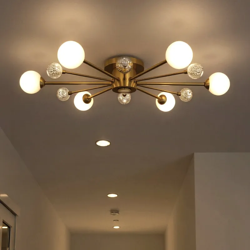 UQL6411 Modern Indoor Ceiling Light, 4.25''H x 30.00''W x 30.00''Dep, Brushed Gold Finish, Lacey Collection — Urban Ambiance LED Post Top Lights 40.0W 3000K