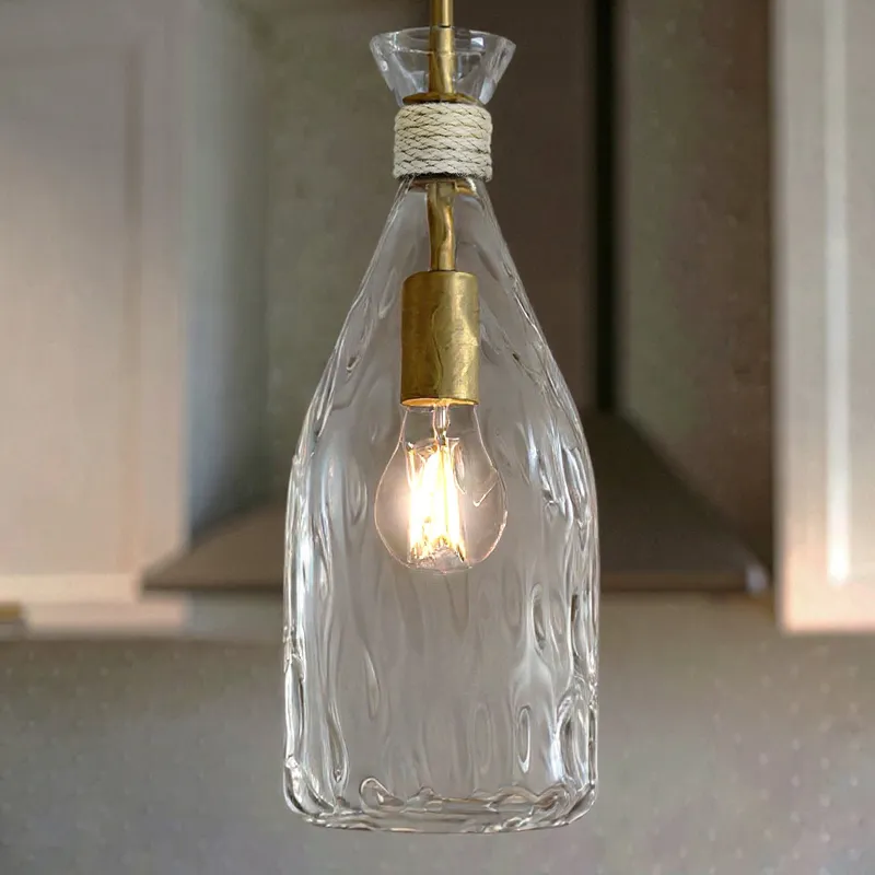 UQL6407 Coastal Indoor Pendant, 14.50''H x 6.00''W x 6.00''Dep, Brushed Gold Finish, Lacey Collection — Urban Ambiance LED Landscape Lights 100.0W 3000K