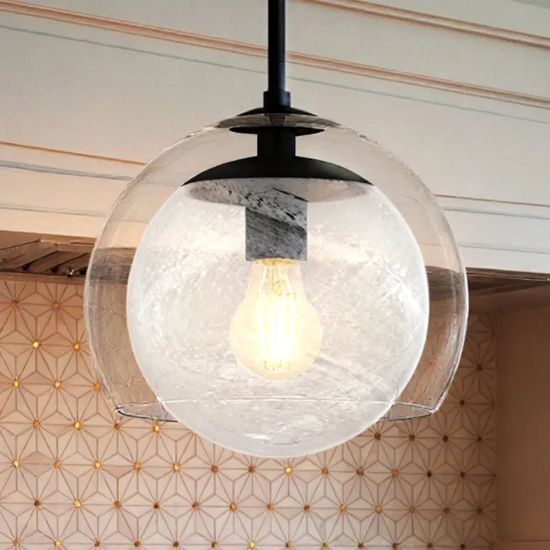 UQL6406 Modern Indoor Pendant, 10.25''H x 10.00''W x 10.00''Dep, Matte Black Finish, Lacey Collection — Urban Ambiance LED Landscape Lights 100.0W 3000K
