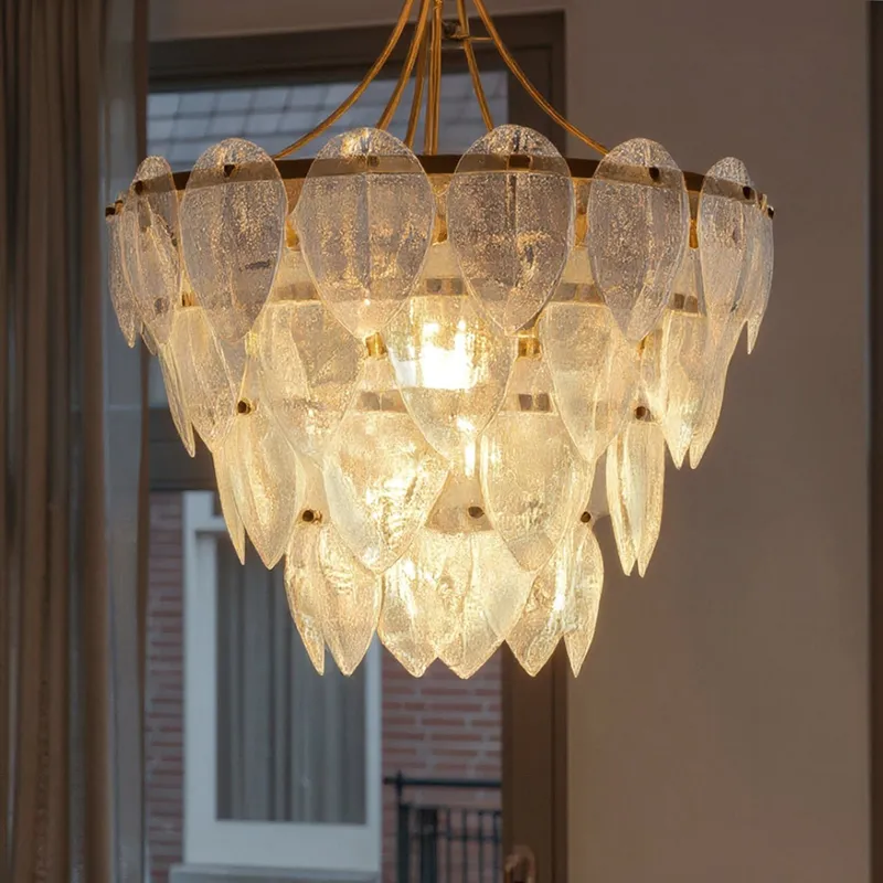 UQL6394 Traditional Indoor Pendant, 35.00''H x 28.00''W x 28.00''Dep, Gold Leaf Finish, Lacey Collection — Urban Ambiance LED Landscape Lights 60.0W 3000K